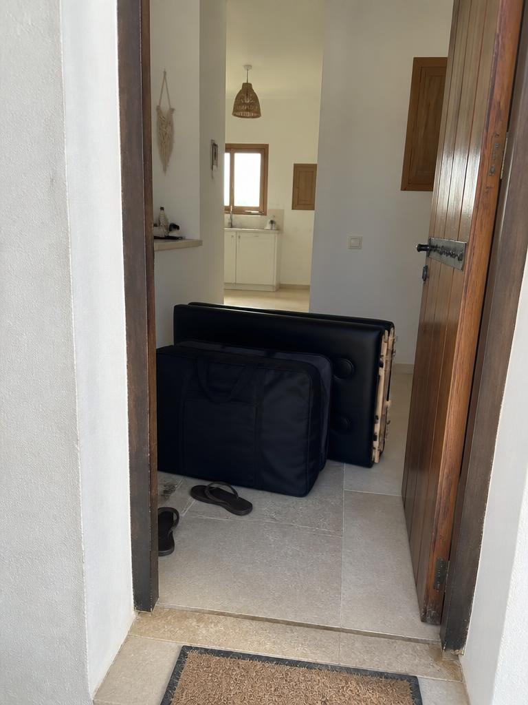 Client photo of a Luxurist massage session in Ibiza